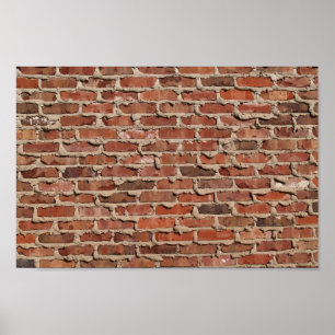 Röda tegeldukar eller Poster