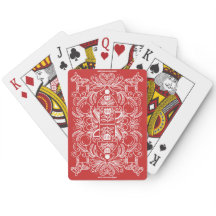 Röda Tekannans Poker Kort