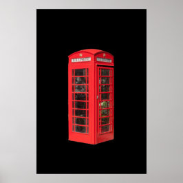 RÖDA TELEFONFÄLT POSTER