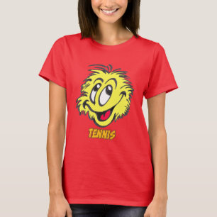 RÖDA tennis T-Shirt för kvinnor