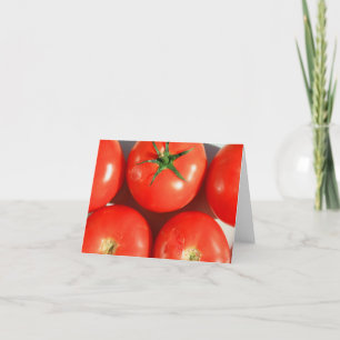 Röda tomater Notecard Kort