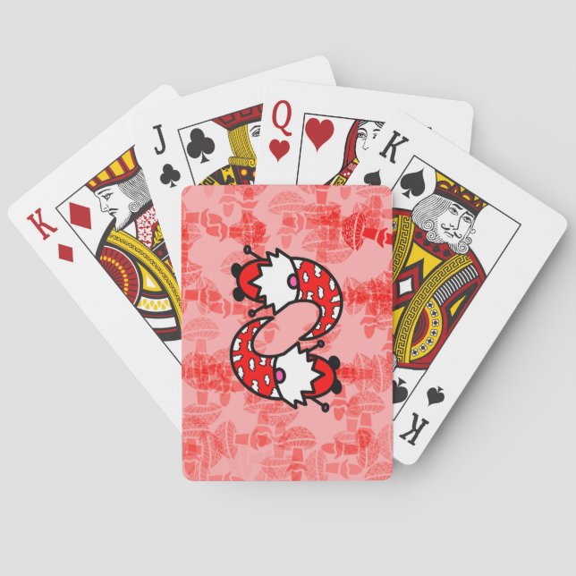 Röda Tomtar Casinokort (Baksidan)