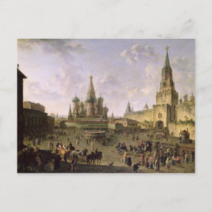 Röda torget, Moskva, 1801 Vykort