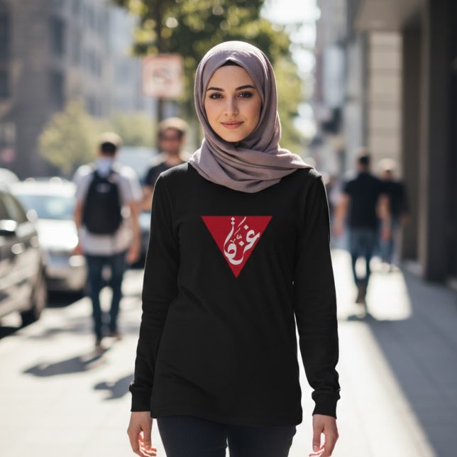 Röda triangeln Gaza palestinsk T Shirt (Skapare uppladdad)