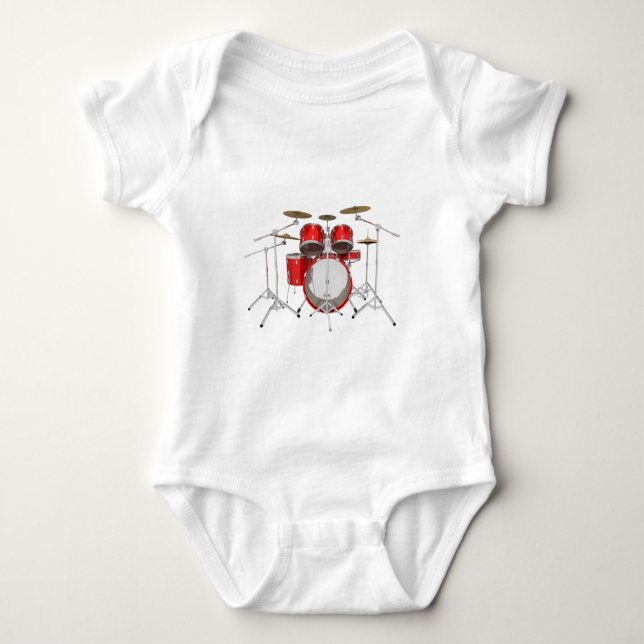 Röda trumset: tee shirt (Framsida)