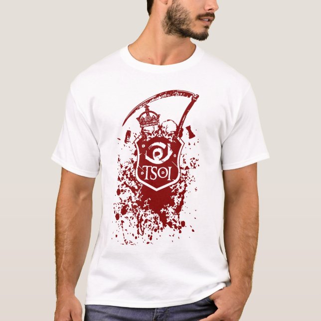 Röda TSOI undertecknar T-shirt (Framsida)