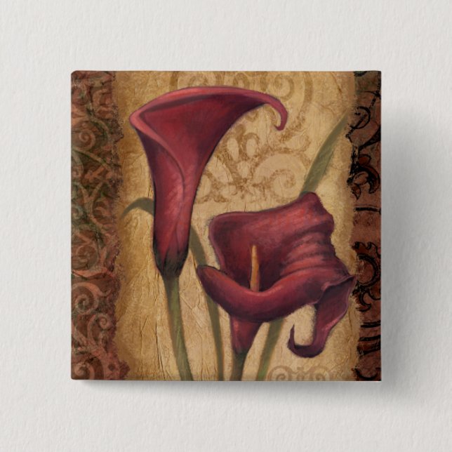 Röda tulpan mig knapp (Framsida)