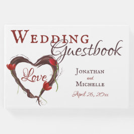 Röda tulpaner och hjärtstillestånd Vår Kärlek Bröl Gästböcker