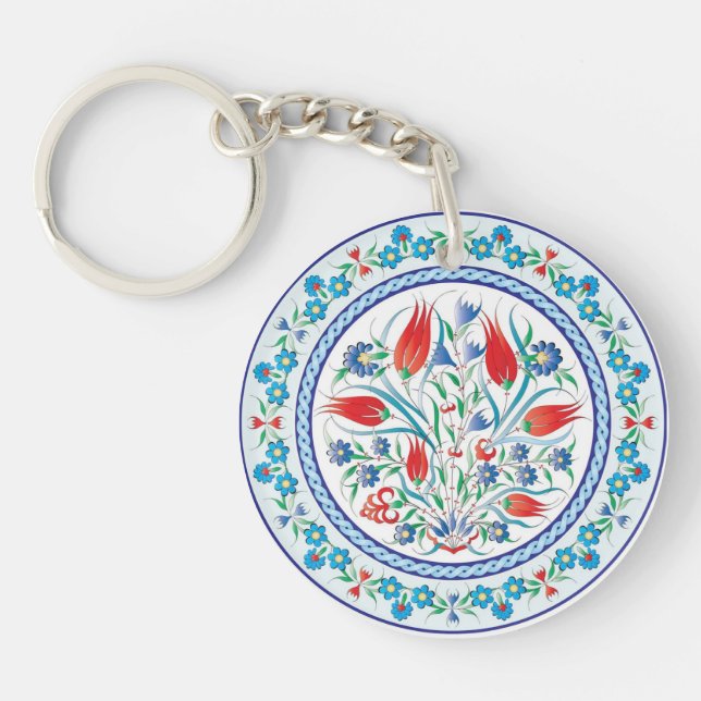 Röda tulpaner Turkisk design Bröllopsfest (Framsidan)