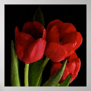 Röda tupplur poster