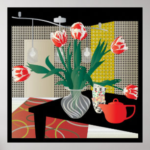 Röda tupplur poster