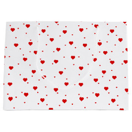 Röda Valentineser mönster