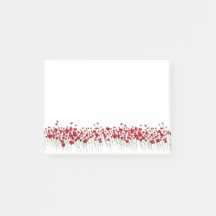 Röda vallmo i fält