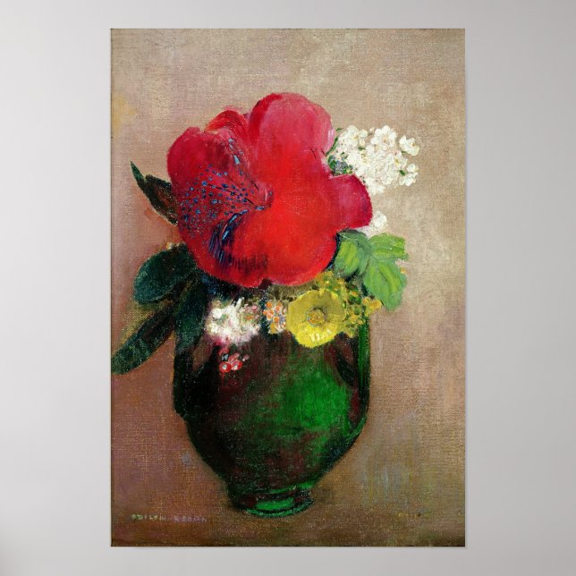 Röda vallmo poster (Framsidan)