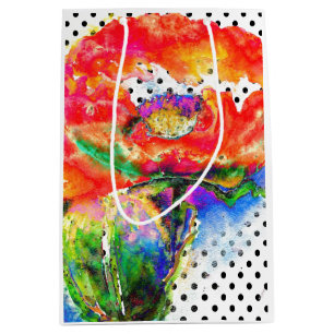 Röda vallmo - svarta och vita polkaminer