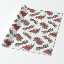 Röda vattenfärgsmålade jultomter Helgdag