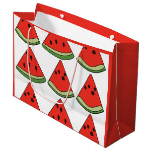 Röda vattenmelon skivor