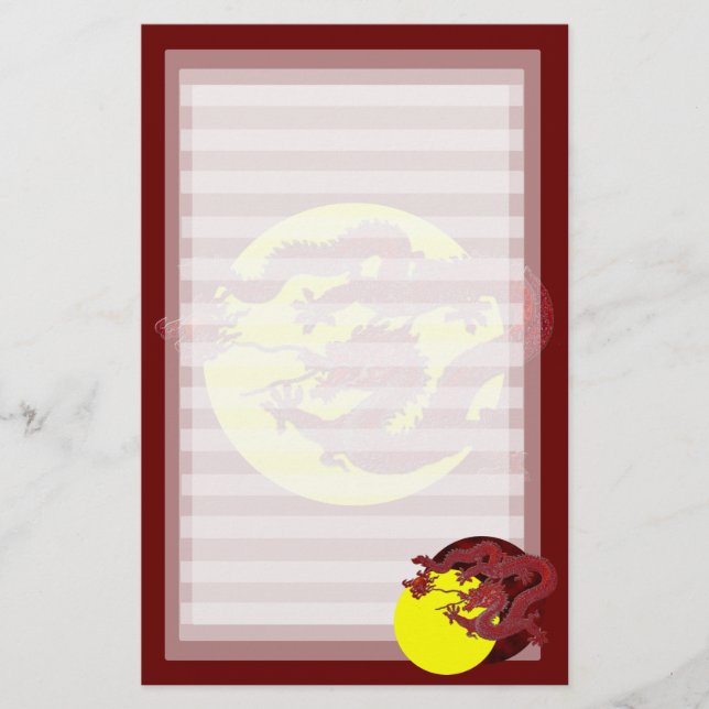 Röda Vaxen Brevpapper (Framsida)