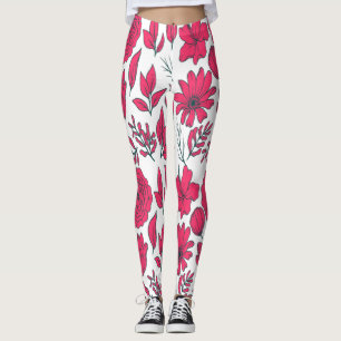 Röda vilder leggings