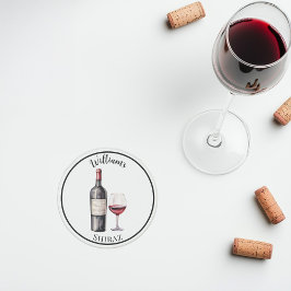 Röda Vin Älskare Underlägg - Personlig Vin