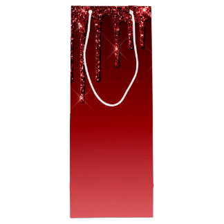 Röda Vin Tote bags med diamantskina