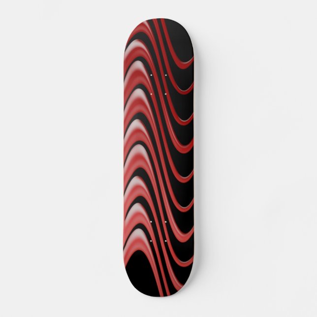 Röda Vinkara skateboard Bräda 19,5 Cm (Framsida)