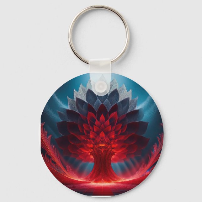 Röda vinklingens råd nyckelring (Framsida)