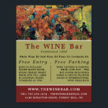 Röda vinodlingar, Van Gogh, Vin Pub/Winery Poster<br><div class="desc">Röda vinodlingar,  Van Gogh,  Vin Pub/Winery Advertising Poster av Affärskortet Store.</div>