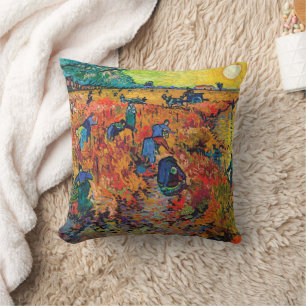 Röda vinodlingen av Van Gogh Kudde