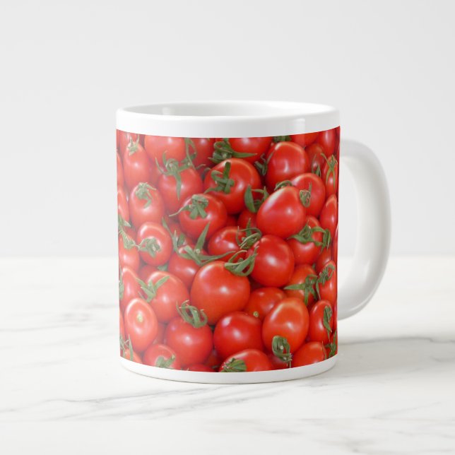 Röda vinranke tomater jumbo mugg (Framsida höger)