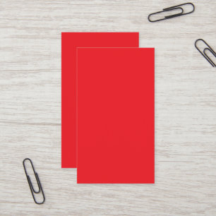 Röda visitkort   Djärvt minimalistiskt formspråk