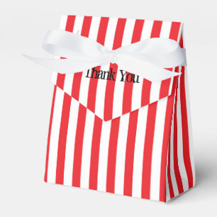 Röda & Vita Cirkus Randiga Presentlådor