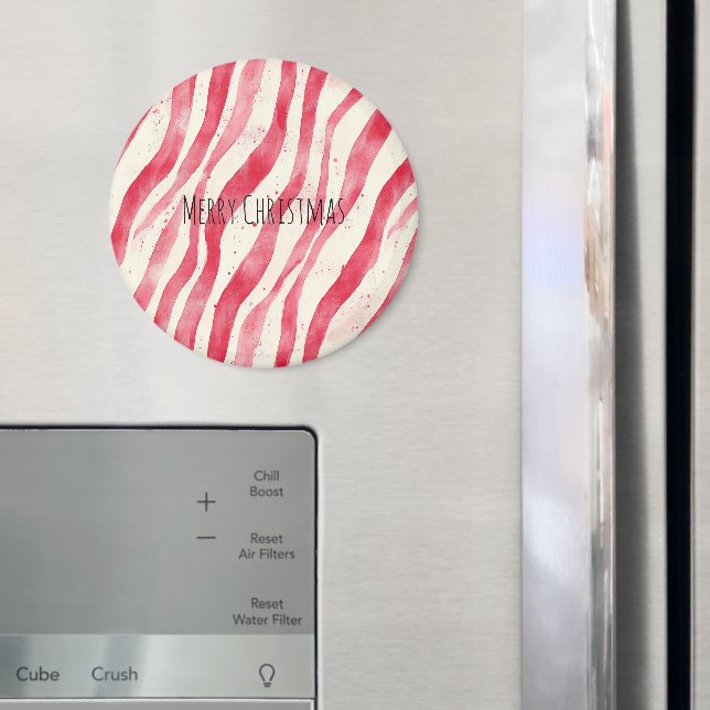 Röda Vita Godisstavar Jul   Magnet (In Situ (Fridge))