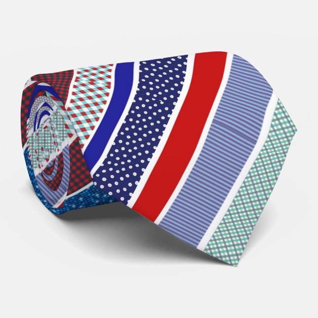Röda, vita och blå patriotiska Rand Slips (Rullad)