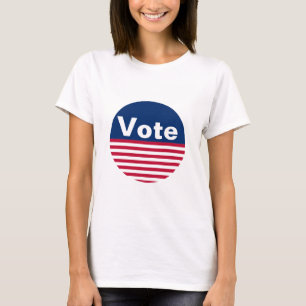 Röda vita och blå patriotiska Rand T Shirt