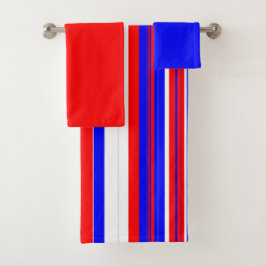 Röda vita och blå Rand 