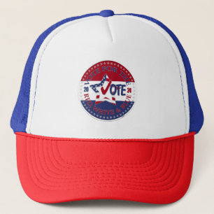 Röda, vita och blå stjärnor 2024 keps
