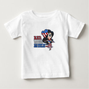 Röda, vita och Hula-barn och småbarns t-shirts