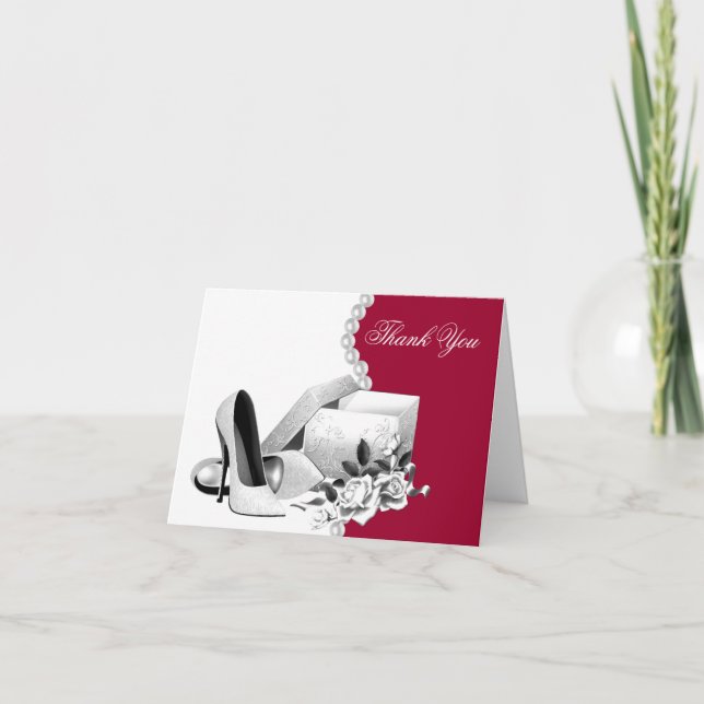 Röda vita pärlor med höga hälar tack vare dina kor (Framsida)