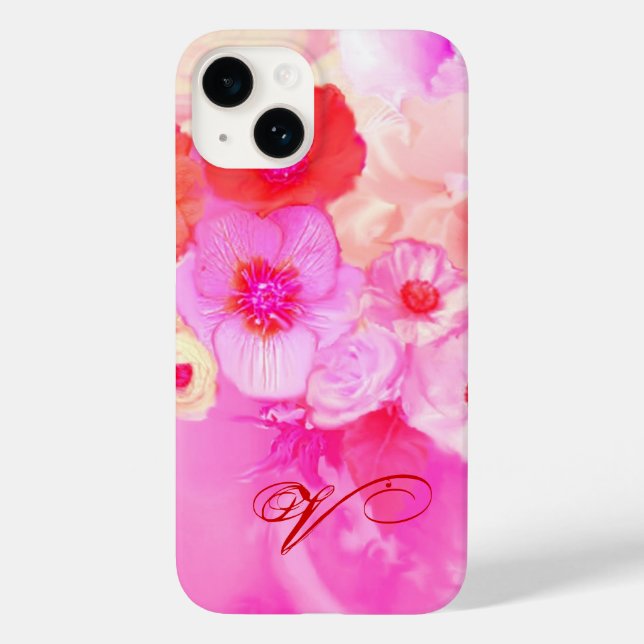 RÖDA VITA ROSOR OCH RÖDBETOR ANEMONEBLOMMOR MONOGR (Baksida)
