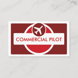 Röda vita teman, enkla affärskort för anpassningsb visitkort