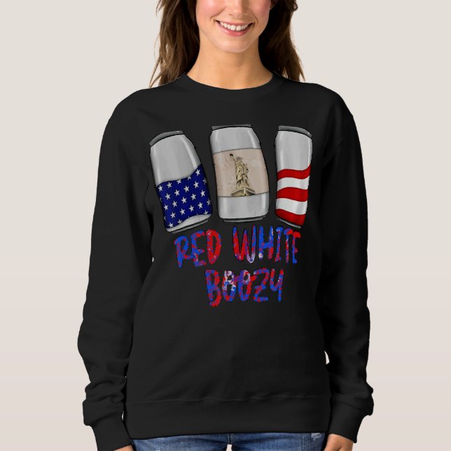 Röda vitryssar 4 juli: "Dricksinstinens" T Shirt (Framsida)