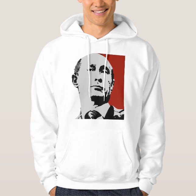 Röda Vladimir Putin Munkjacka (Framsida)
