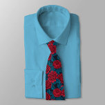 Röda waratah-blommor slips<br><div class="desc">Blommor från hand plockade, sömlös vektorillustration</div>
