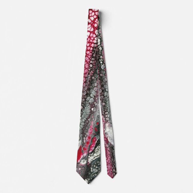 Röda zombieband slips (Framsida)