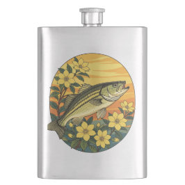 Rödakastron och Gult Jasmine Flowers Fickplunta