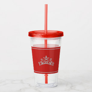 Rödakryltkumlare för skönhetstävling Krona Take Away Mugg
