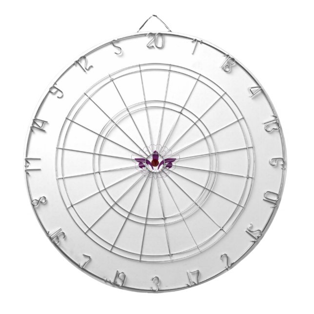 Rödaktig dekorativ Magenta Darttavla (Framsidan)