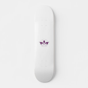 Rödaktig dekorativ Magenta Mini Skateboard Bräda 18,5 Cm