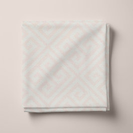 Rödaktig Rosa Grekisk Nyckel Mönster Tyg